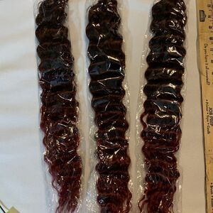 Three pack Ocean wave crochet 18 inch hair extensions